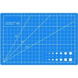 Koodmax A5 Kesme Matı Mavi 22x15CM Plastik Malzemeden Kesim Tablası - Dayanıklı ve Ergonomik