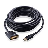 Koodmax Displayport To DVI 24+1 Çevirici Kablo - Dp To DVI 5 Metre - Siyah