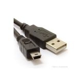 Koodmax Mini USB 5 Pin Kablo - Mp3 Kamera Harici Harddisk Navigasyon Ps3 Kol Şarj Kablosu - 1 Metre