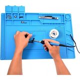 Koodmax S160 Büyük Telefon Tamir Pedi Isıya Dayanıklı Silikon Mıknatıslı Anti Statik Kokusuz 45X30 cm - 45 x 30 cm