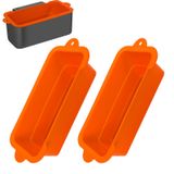 Koolstuffs Silikon gres fincan gömlekleri Blackstone 36 28 22 17 inç kalbur kalbur, 2 paket yeniden kullanılabilir gres tutucu astar ızgara gres tepsisi aksesuarları Blackstone