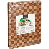 Koopman Bambu Damalı Kesme Tahtası 37x28 cm Çam