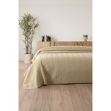 Kopanaki Dantelli Çift Kişilik Petek PIKE-210X230 Cm-Bej Renk Waffle Pike