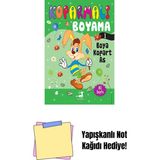 Koparmalı Boyama 1 + Yapışkanlı Not Kağıdı - Hayır