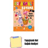 Koparmalı Boyama 2 + Yapışkanlı Not Kağıdı - Hayır