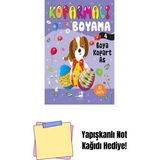 Koparmalı Boyama 4 + Yapışkanlı Not Kağıdı - Hayır