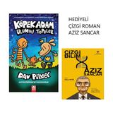 Köpek Adam 10- Ulumalı Tepeler Dav Pilkey Altın Kitaplar - Çizgi Roman Aziz Sancar Kitabı Hediyeli