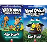 Köpek Adam 10 - Ulumalı Tepeler & KEDİ ÇOCUK ÇİZGİ ROMAN KULÜBÜ PERSPEKTİF (2 Kitap Set)