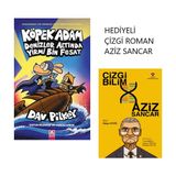 Köpek Adam 11 Denizler Altında Yirmi Bin Fesat Dav Pilkey Altın Kitaplar - Çizgi Roman Aziz Sancar Kitabı Hediyeli