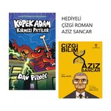 Köpek Adam 12 Kırmızı Patiler Dav Pilkey Altın Kitaplar - Çizgi Roman Aziz Sancar Kitabı Hediyeli