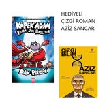 Köpek Adam 13 Koca Jim Başlıyor Dav Pilkey Altın Kitaplar - Çizgi Roman Aziz Sancar Kitabı Hediyeli