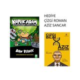 Köpek Adam 2 Dav Pilkey Altın Kitaplar - Çizgi Roman Aziz Sancar Kitabı Hediyeli