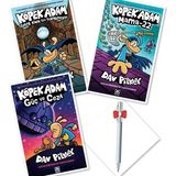 Köpek Adam 7 - Köpek Adam 8 - Köpek Adam 9 - Dav Pilkey + Caprice Tükenmez Kalem