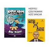 Köpek Adam 8 Mama-22 Dav Pilkey Altın Kitaplar - Çizgi Roman Aziz Sancar Kitabı Hediyeli