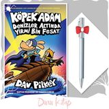 Köpek Adam Denizler Altında Yirmi Bin Fesat - Dav Pilkey - Tükenmez Kalem - hediyeli