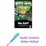 Köpek Adam Tasmasından Kurtuluyor + Renkli Fosforlu Kalem - Hayır