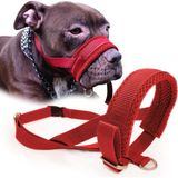 Köpek Ağızlığı -Havlama ve Çekiştirme Önleyici - Kırmızı