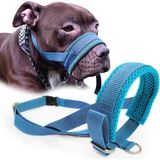 Köpek Ağızlığı -Havlama ve Çekiştirme Önleyici - Mavi