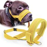 Köpek Ağızlığı -Havlama ve Çekiştirme Önleyici - Sarı