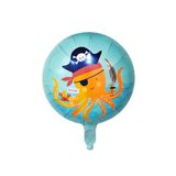 Köpek Balığı ve Ahtapot Balon 45X45 Cm Korsan Temalı Folyo Balon Set