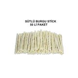 Köpek Beyaz Burgu Çubuk Ödül Ve Çiğneti Kemiği 12 Cm 2x25= 50 Li