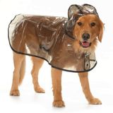 Köpek Büyük Irk Yağmurluk Otso Şeffaf Siyah