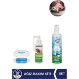 Köpek Çiş Spreyi Kedi Diş Fırçası Ağız Kokusu Kedi Kumu Koku Giderici Kedi Koku Giderici Set