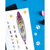 Köpek Desenli Süsleme Bandı/Tipeks/Tipex/Şerit Daksil/Düzeltme Bandı/Şerit Düzeltici