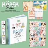 Köpek Dili - Bir Köpekseverin En İyi Dostunu Anlama Rehberi - Kartpostal - Ayraç - Aşı Kartı ve Dost Kulaklar Planlama Defteri