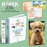 Köpek Dili - Bir Köpekseverin En İyi Dostunu Anlama Rehberi - Kartpostal - Ayraç - Aşı Kartı ve Neşeli Yüz Planlama Defteri