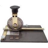 Köpek Etiketleri için Bu Metal Damgalama Makinesi, Konumlandırma Fikstürü ile 40 Karakter Gravür Makinesi, 185x100mm Çalışma Masası, 84mm Tekerlek