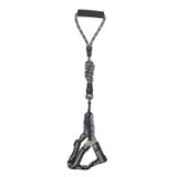 Köpek Göğüs Tasma Seti Dalga Desenli 2.5 cm*50-72 cm Siyah-Beyaz