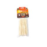 Köpek Kemiği - Whıte Twisted Stick (Beyaz Burgu Çubuk) M - 12 Adet