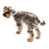 Köpek Küçük ve Orta Irk Yağmurluk Otso Beyaz Şeffaf