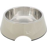 Köpek Mama ve Su Kabı, Melamin ve Çelik, 0.8l, 22CM, Kum Beji - Seçenek 1