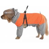 Köpek Paçalı Yağmurluk Canora Göğüs Tasmalı ve Siperli