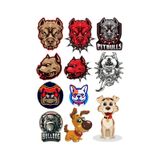 Köpek Pitbull Sticke Set 11 Parça Telefon, Tablet, Defter, Laptop Sticker