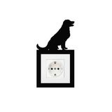 Köpek Prizlik Duvar Süsü Duvar Dekorasyonu 3 Mm Mdf 22x20