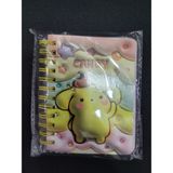 Köpek Pudingi Sanrio 3D Spiral Defter - Sevimli & Yaratıcı Karikatür Tasarım 1 Adet