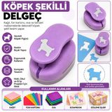 Köpek Şekilli Orta Boy Şekilli Delgeç | Kağıt Fon Kartonu Eva Delgeç | Scrapbook Hobi Delgeci