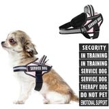 Köpek Yeleği Koşum Takımı ve Yama Seti, Animire Eğitim Hizmeti Köpek Koşum Takımı, 8 Köpek Yamalı, Küçük, Orta, Büyük ve Ekstra Büyük Köpekler için Saplı Yansıtıcı Köpek Yeleği