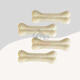 Köpekler Için Beyaz Press Çiğneme Kemiği 12CM 4lü Paket