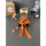Köpekler Için Doğum Günü Seti-Happy Orange Kit- Pasta, Tasarım Pasta Süsü ,Doğum Günü Şapkası