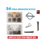 Kopilya-Yaylı Pim-Firkete Seti 54 Parça