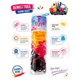 Kopmayan Renkli Lastik Saç Tokası Karma Renk Esnek Saç Lastiği Kız Çocuk Kadın 1 Adet
