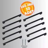 Köprü Kulp Dolap Çekmece Kulbu Metal Kulp 160 Mm ( 10 Adet)