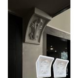 Köpük Kapı Kemeri Seti, Duvar Geliştirme için Dekoratif 3D Kapı Kemeri Seti, Balkon, Yatak Odası, Mutfak, Kafe için Mükemmel - Kolay Kurulum, 22x19x24cm (8.7x7.5x9.4