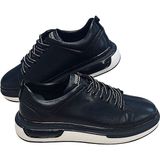 Köpük Ortapedik Taban Sneakers Model Hakiki Deri Günlük Casual Erkek Ayakkabı - 0 - Siyah