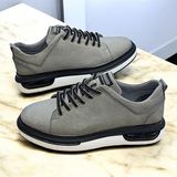 Köpük Ortapedik Taban Sneakers Model Hakiki Deri Günlük Casual Erkek Ayakkabı - Duman