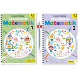 Kopya - Küçük Dahiler Etkinliklerle Matematik 6-7 Yaş (2 Kitap), Caprice Tükenmez Kalem